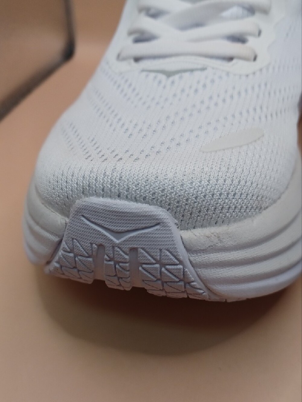 Pre-Owned Hoka One One Bondi 8 Running Shoes-White Men Size 7D US - Picture 3 of 16
